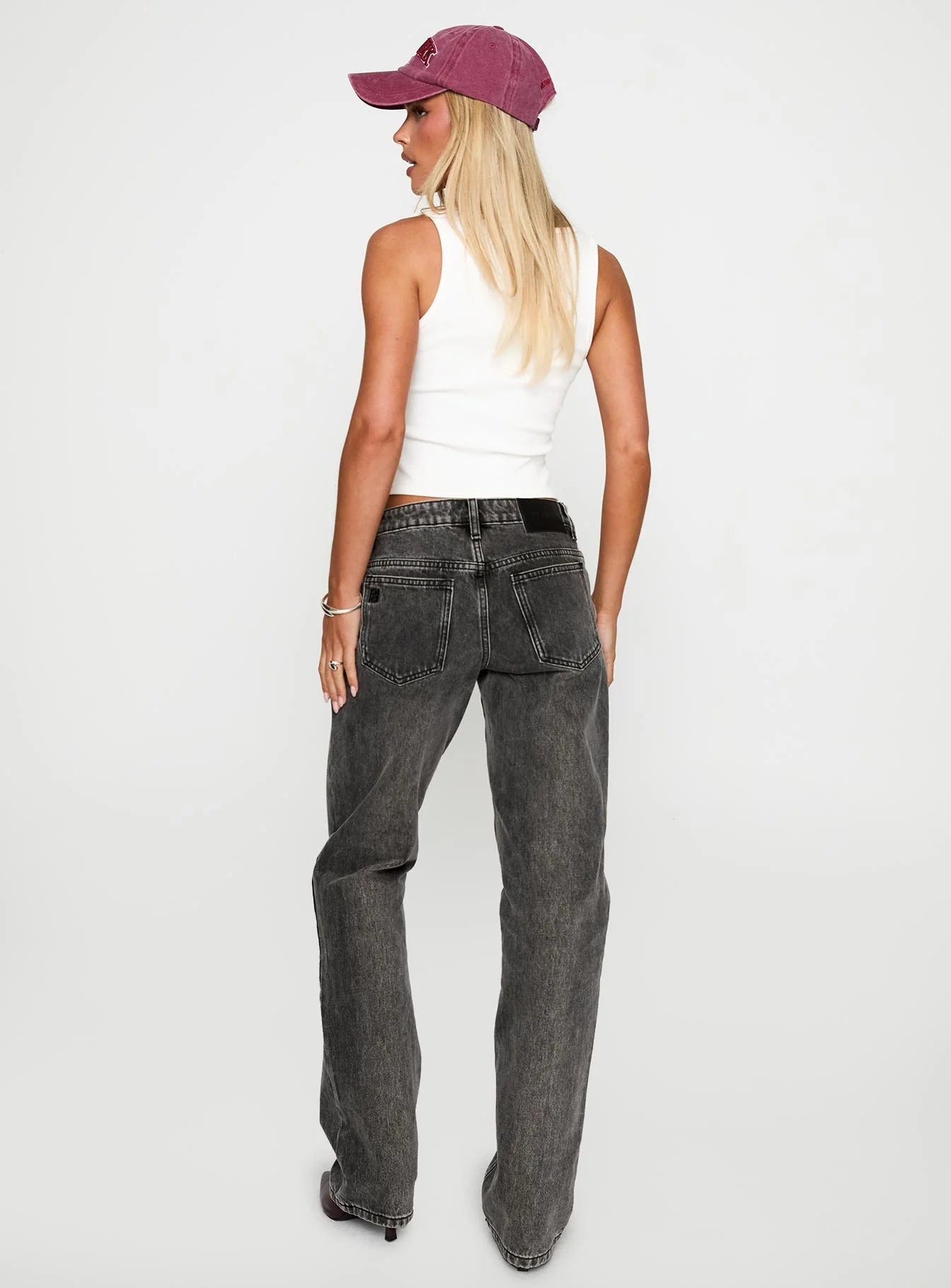 Better Half Low Rise Jeans Charcoal