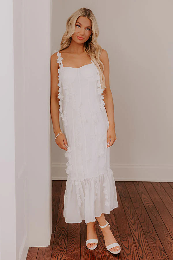 Forever Yours Floral Midi Dress