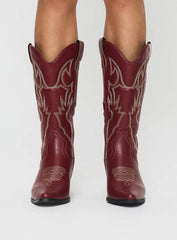 Therapy Clayton Boots Maroon