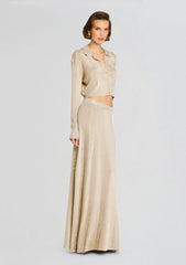Alice Metallic Knit Maxi Skirt
