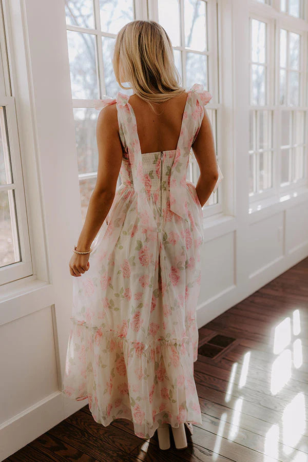 Sweet Darling Floral Midi Dress