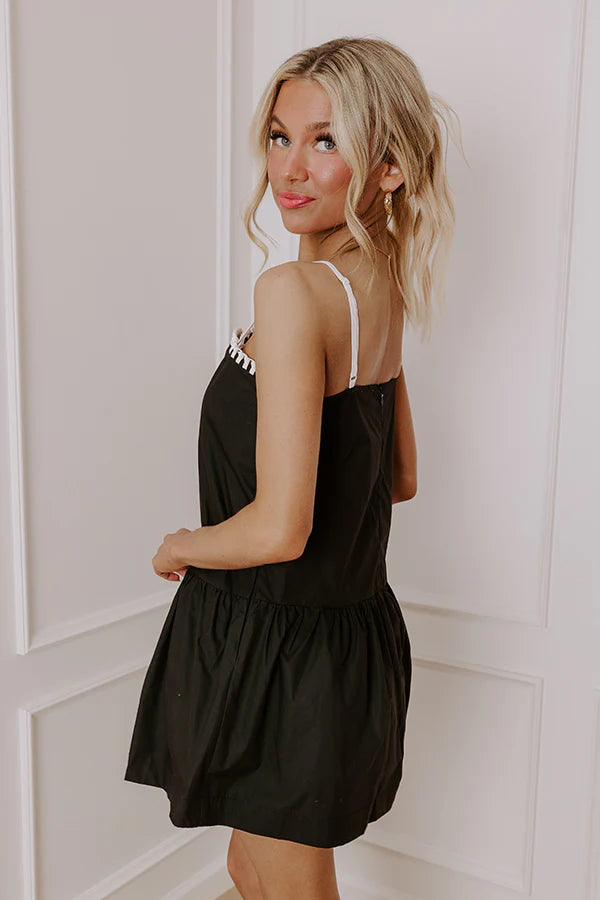 Love Potion Mini Dress in Black