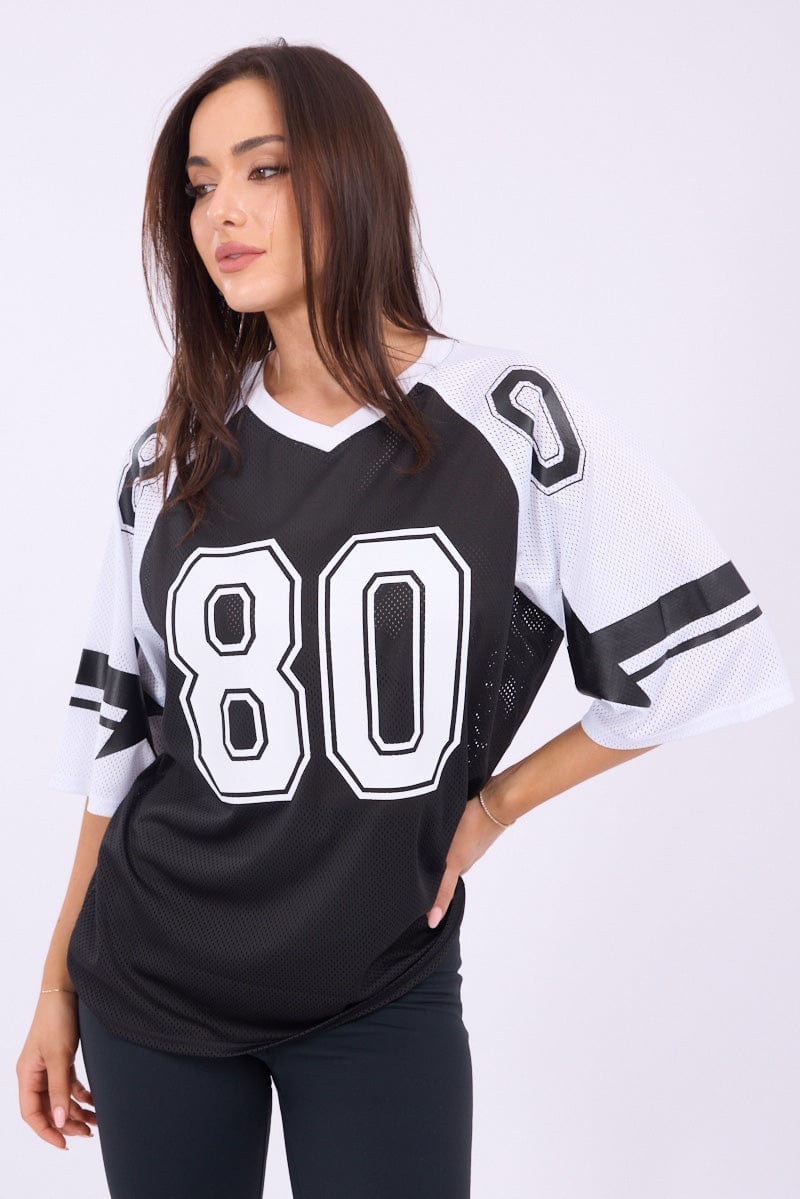 Black Sport Tee Short Sleeve