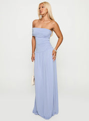 Decadence Strapless Maxi Dress Lilac
