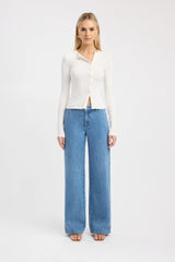 Bec Button Long Sleeve Top