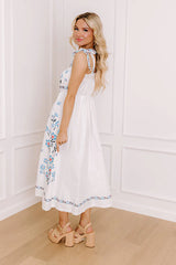Cruise Ready Embroidered Midi Dress