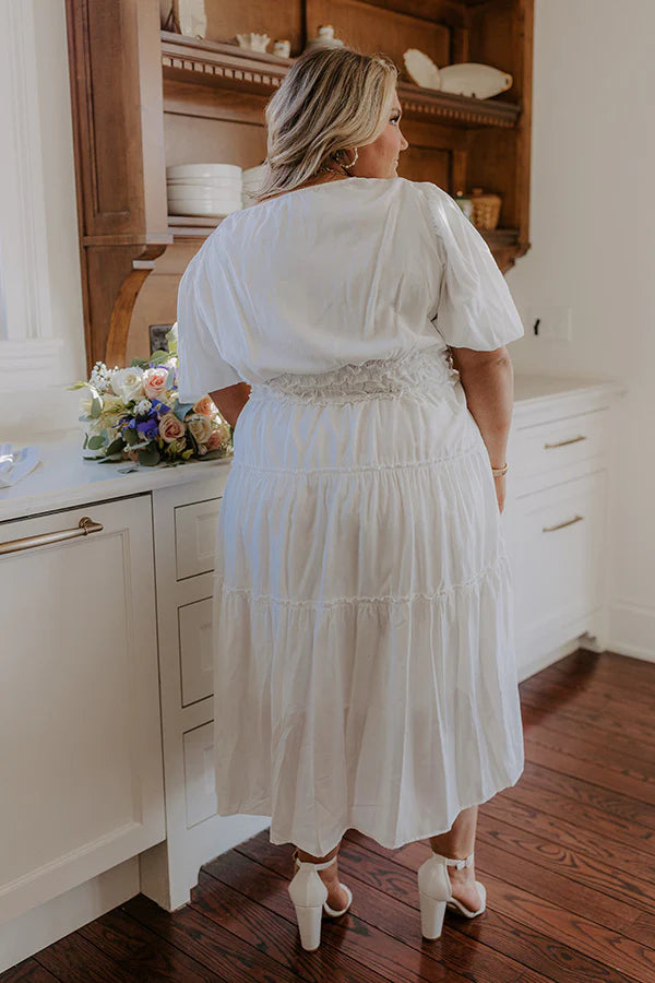 Lost In Your Smile Midi Dress Curves