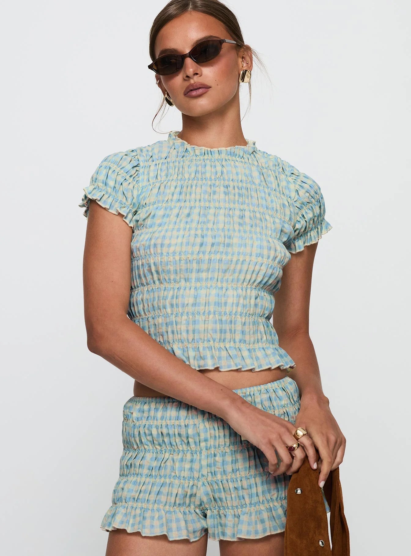 Go Retro Shirred Set Multi