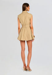 Audley Trench Mini Dress