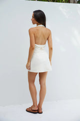 Opal Moss Mini Skirt Cream