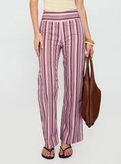 Leocadie Pants Pink Stripe