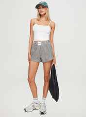 Sincar Boxer Shorts Black / White Stripe