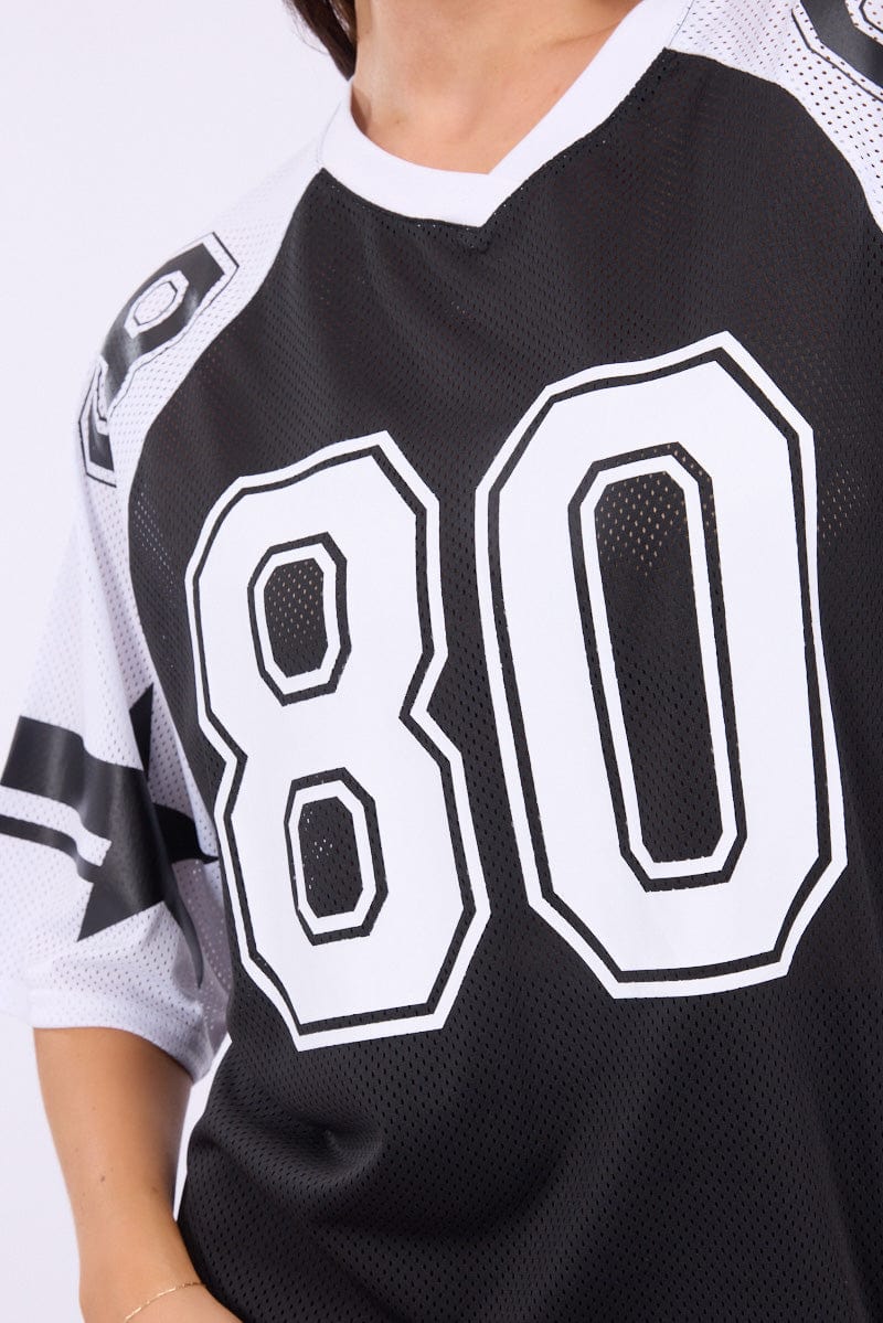Black Sport Tee Short Sleeve