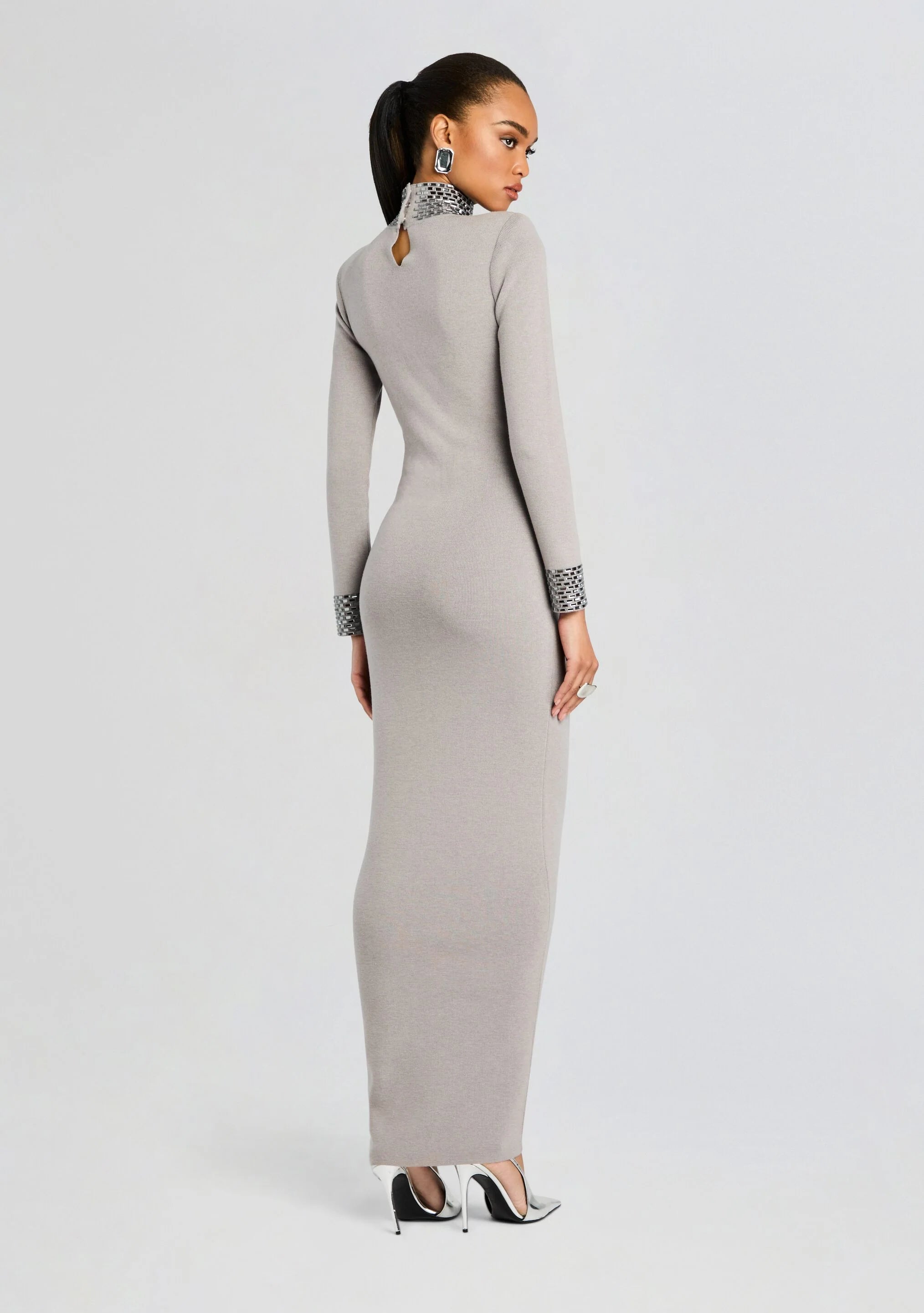 Monroe Embellished Knit Dress