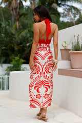 Isla Midi Dress Print