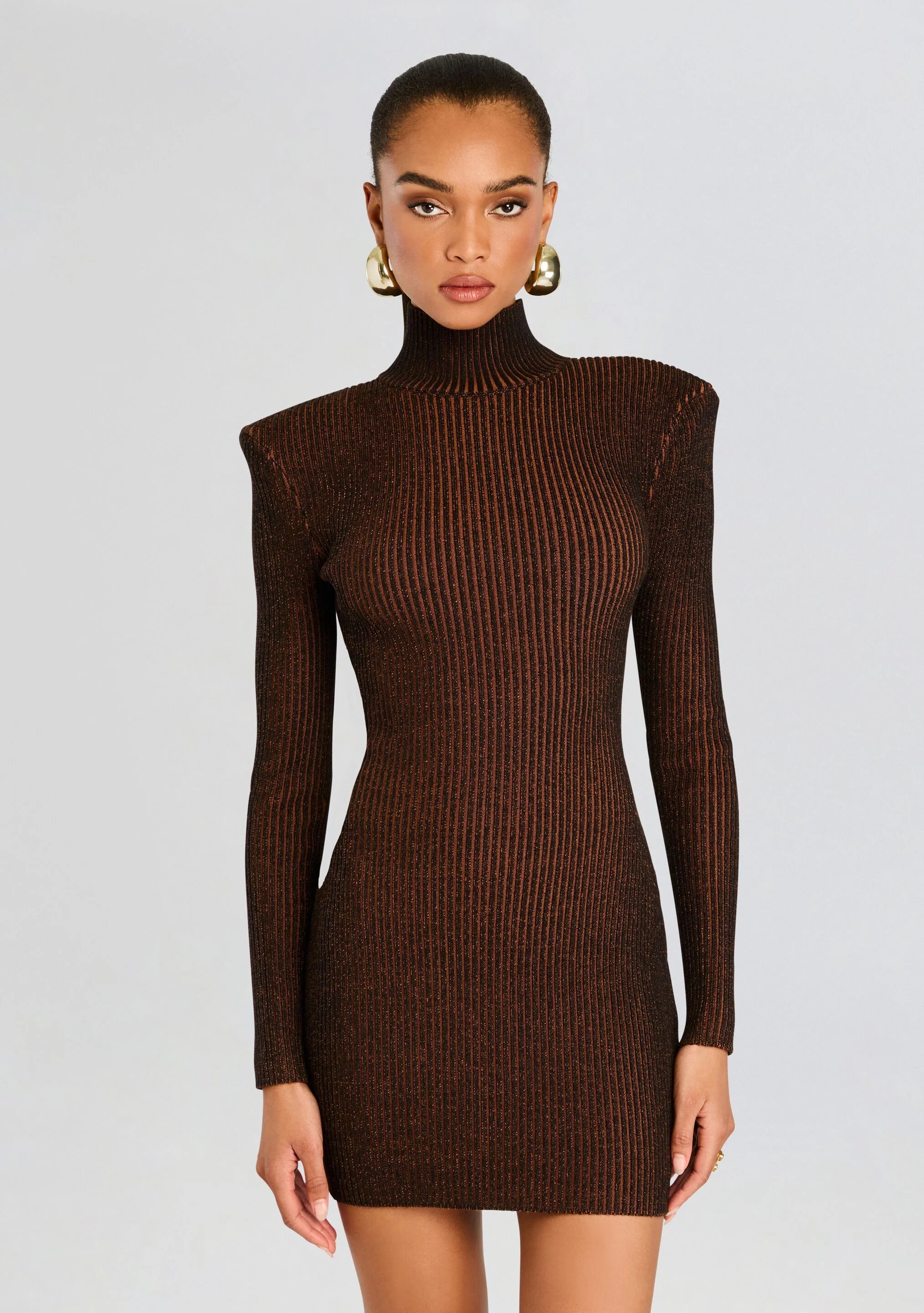 Moda Rib Knit Mini Dress