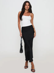 Haley Maxi Skirt Black