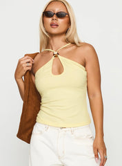 Luminarie Cut Out Top Lemon