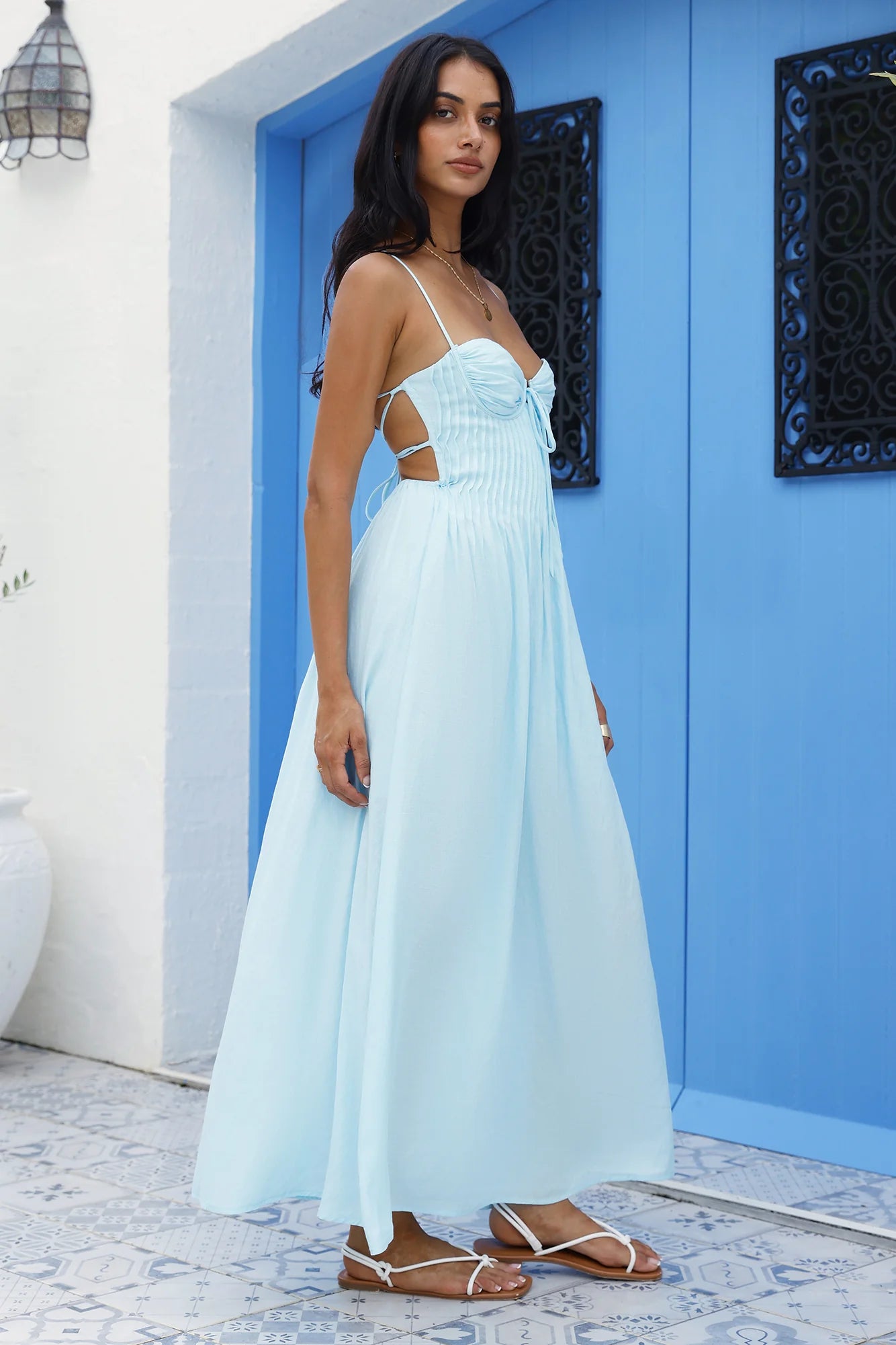 Summer Dreaming Maxi Dress Blue