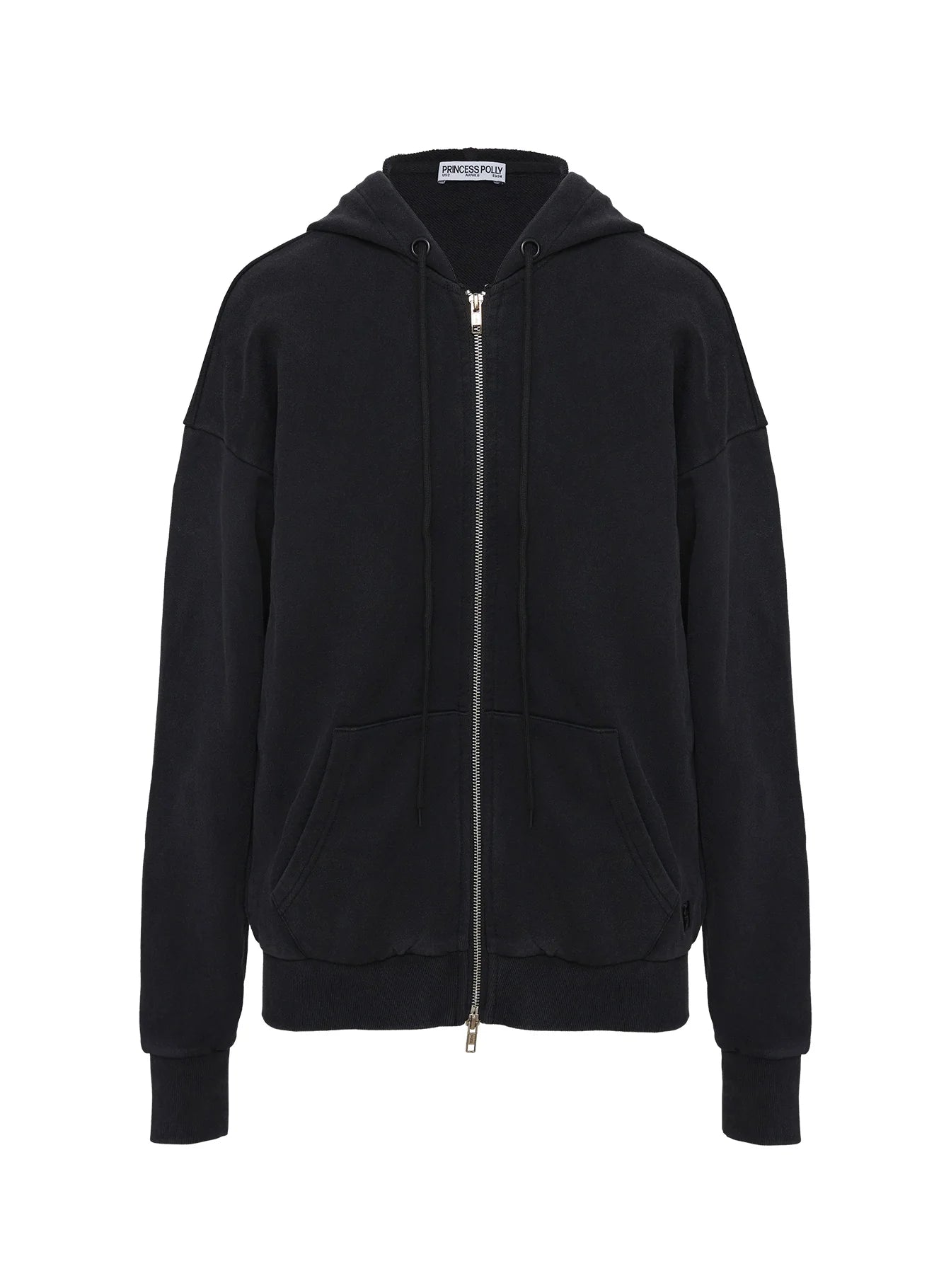 All Day Oversized  Hoodie Washed Black