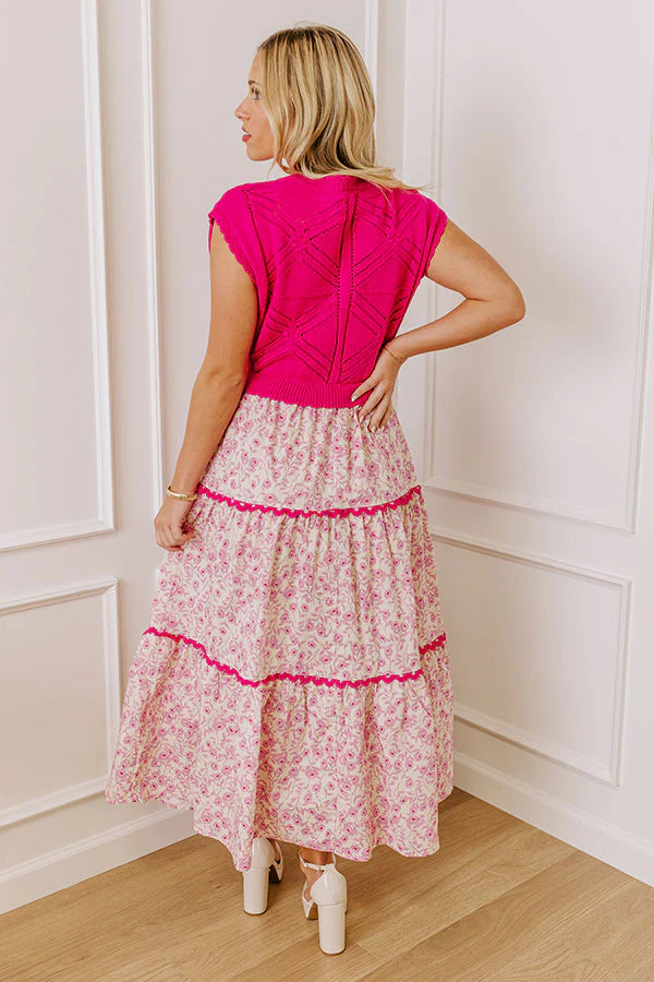Small Town Charm Floral Midi