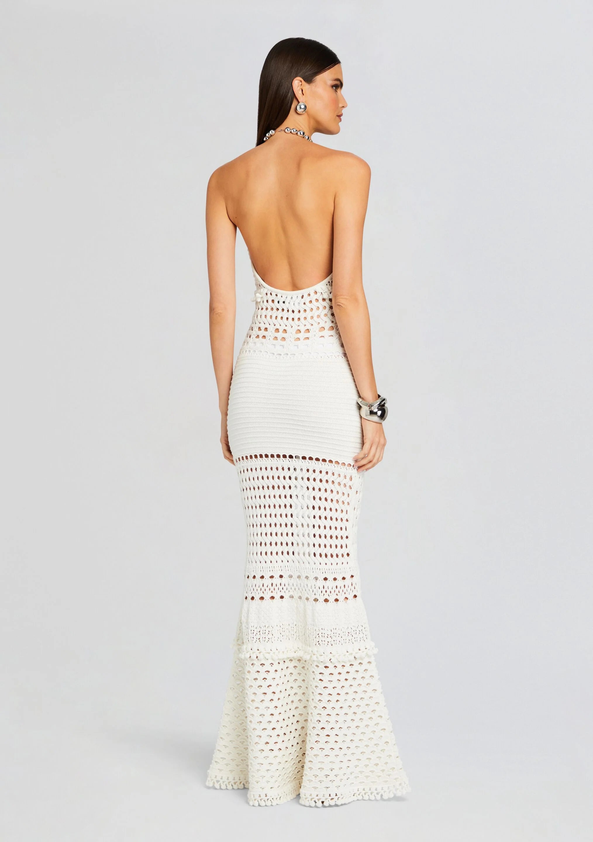 Mesa Knit Crochet Dress