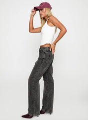 Better Half Low Rise Jeans Charcoal
