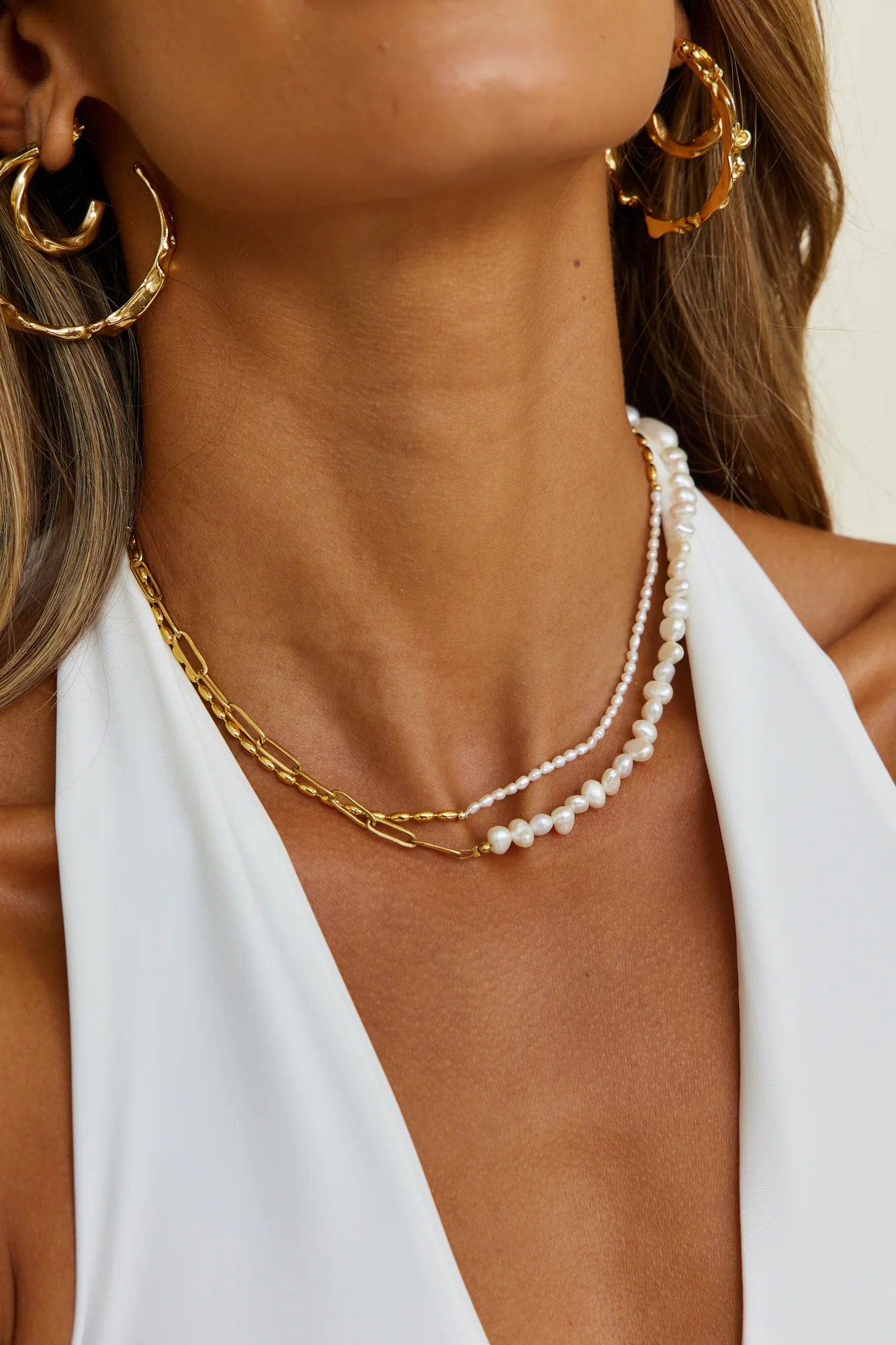 18k Gold Plated Falling Fast Necklace
